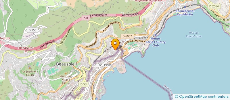 localisation de l'entreprise MADAME MAJOLIE NGONO NNANGA  BEAUSOLEIL