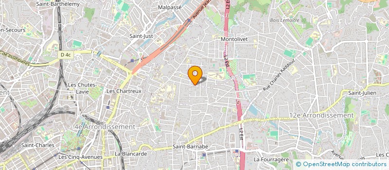localisation de l'entreprise MADAME MAJORIE ROMANI  MARSEILLE