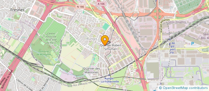 localisation de l'entreprise MADAME MAKAGBE DOUMBIA  RUNGIS