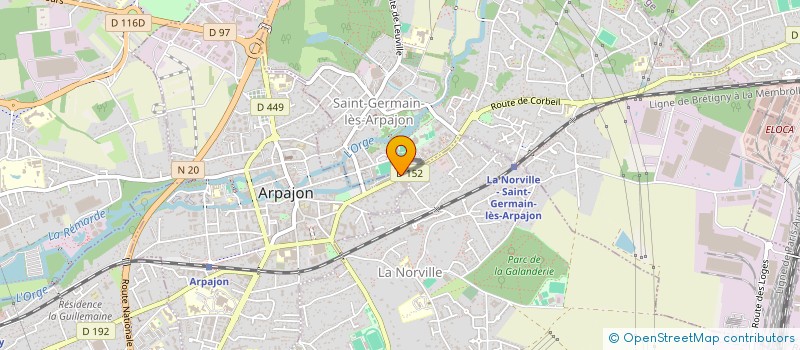 localisation de l'entreprise MADAME MAKASSE NIMAGA à ARPAJON