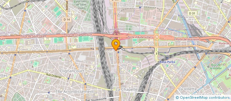 localisation de l'entreprise MADAME MAKEBA BISSACK  PARIS