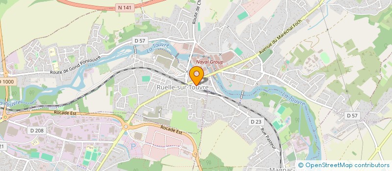 localisation de l'entreprise MADAME MAKEKE SAID CHEIKH OMAR  RUELLE-SUR-TOUVRE