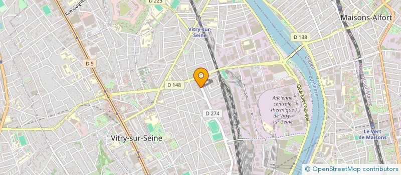 localisation de l'entreprise MADAME MAKENE DIARRASSOUBA  VITRY-SUR-SEINE