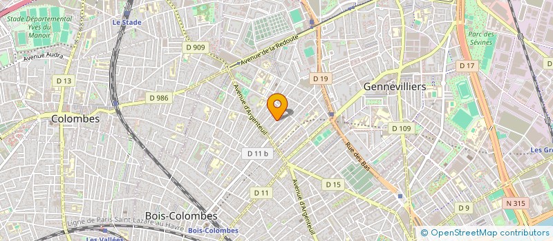 localisation de l'entreprise MADAME MAKENFI CLAIRE OUATTARA à ASNIERES-SUR-SEINE