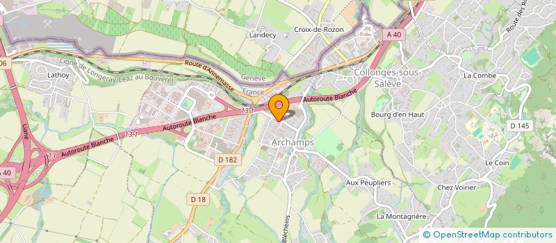 localisation de l'entreprise MADAME MAKFIRE UGZMAJLI  ARCHAMPS