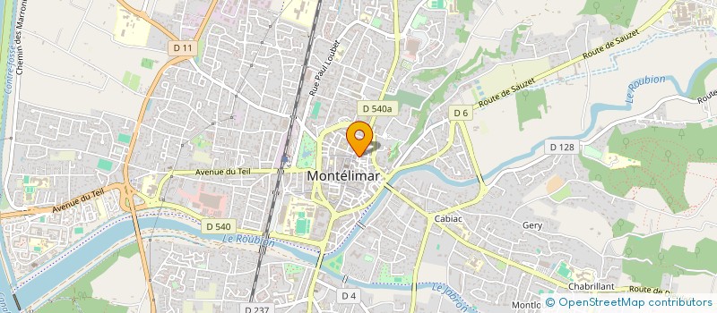 localisation de l'entreprise MADAME MAKI WOLMER à MONTELIMAR