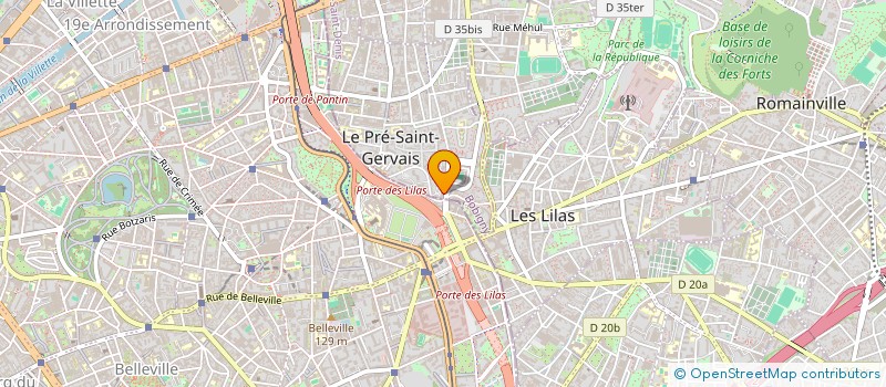 localisation de l'entreprise MADAME MAKISSAN FOFANA  LE PRE-SAINT-GERVAIS