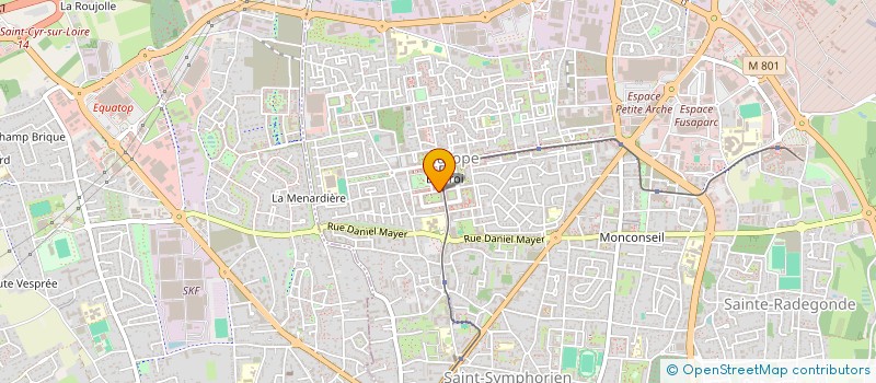 localisation de l'entreprise MADAME MAKKA SADOULAYEVA  TOURS