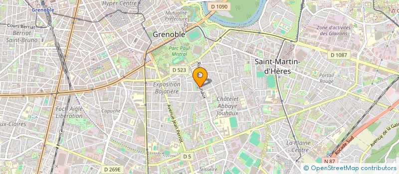 localisation de l'entreprise MADAME MAKOBO BIBAKI  GRENOBLE