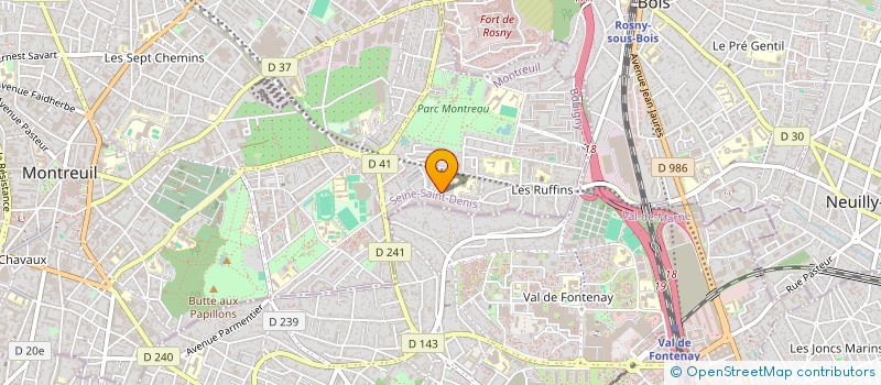 localisation de l'entreprise MADAME MAKOKO DIOMANDE à MONTREUIL