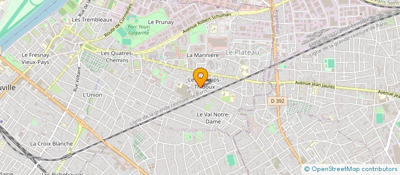 localisation de l'entreprise MADAME MAKORO DIAWARA  SARTROUVILLE