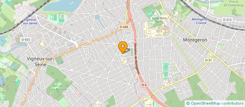 localisation de l'entreprise MADAME MAKOULA BERETE  VIGNEUX-SUR-SEINE