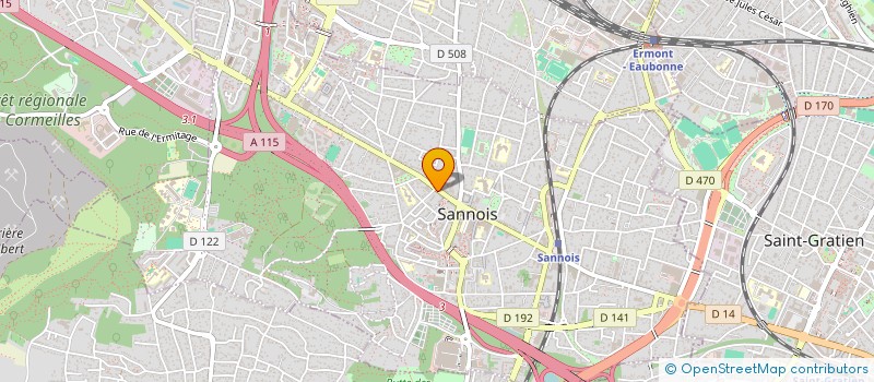 localisation de l'entreprise MADAME MAKOYE DIAKITE  SANNOIS