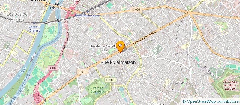 localisation de l'entreprise MADAME MAKROULIE DJELGOUNI à RUEIL-MALMAISON