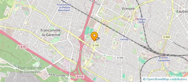 localisation de l'entreprise MADAME MALAIKA SHAFIQ  ERMONT