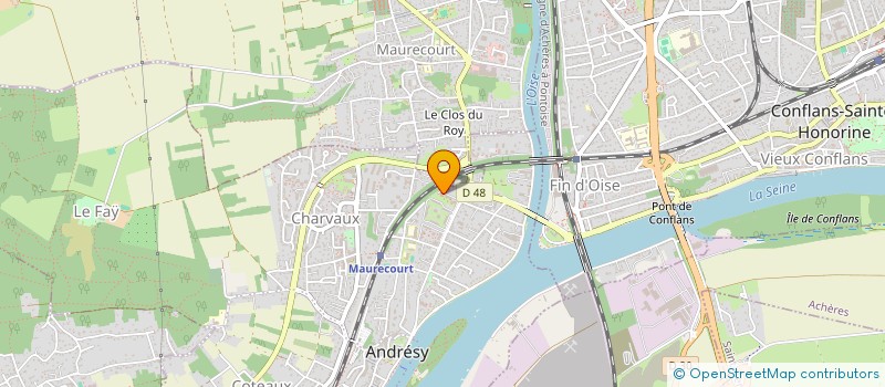 localisation de l'entreprise MADAME MALAK BOUROUIS  ANDRESY