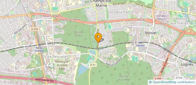 localisation de l'entreprise MADAME MALAK EL MARAGHI  CHAMPS-SUR-MARNE