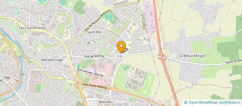 localisation de l'entreprise MADAME MALAK KHAYAT à POITIERS