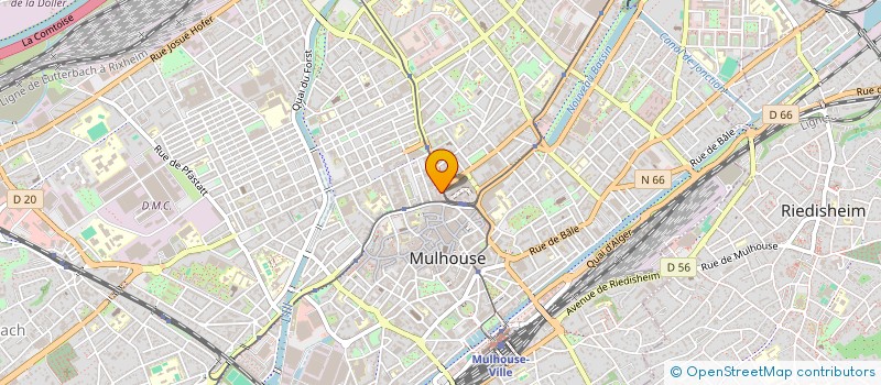 localisation de l'entreprise MADAME MALALAI AMIRI  MULHOUSE