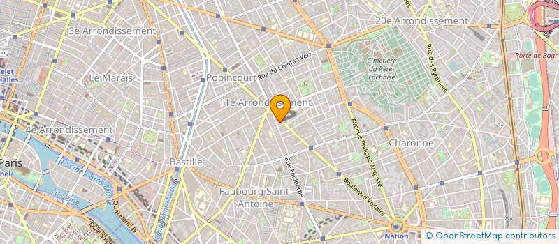 localisation de l'entreprise MADAME MALANG MANE à PARIS