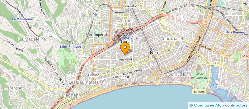 localisation de l'entreprise MADAME MALAURIE COUVRET à NICE