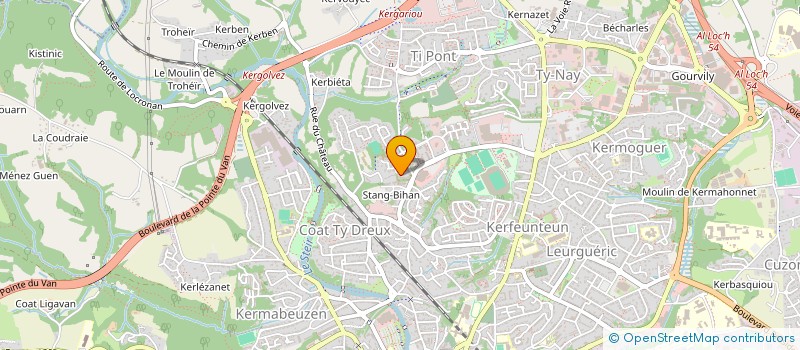 localisation de l'entreprise MADAME MALAURIE DENES à QUIMPER