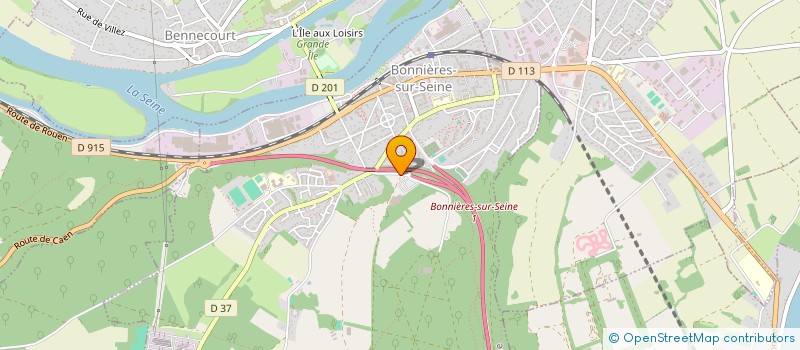 localisation de l'entreprise MADAME MALAURIE GAUTIER à BONNIERES-SUR-SEINE