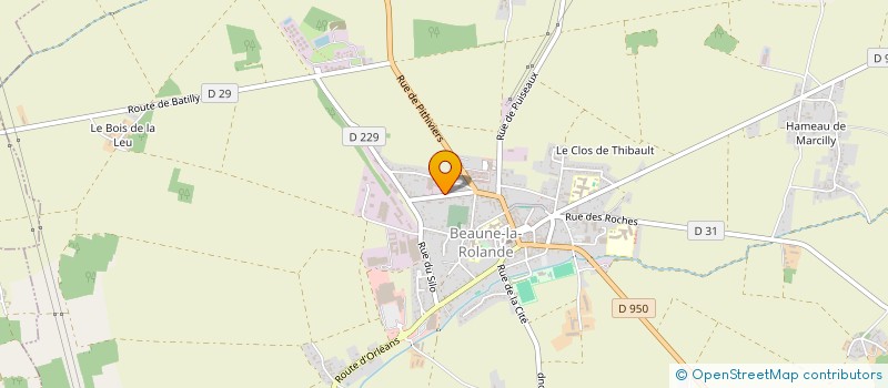 localisation de l'entreprise MADAME MALAURIE LEFEUVRE à BEAUNE-LA-ROLANDE