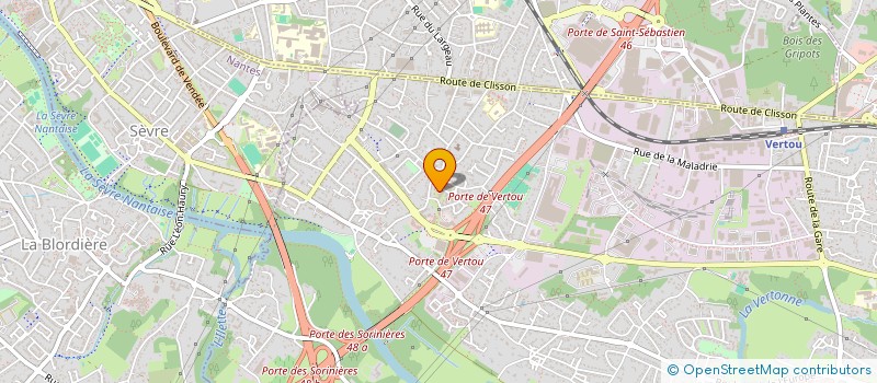 localisation de l'entreprise MADAME MALAURIE LEMARIE  VERTOU