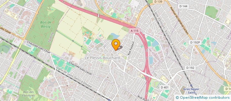 localisation de l'entreprise MADAME MALAURIE LEY  LE PLESSIS-BOUCHARD