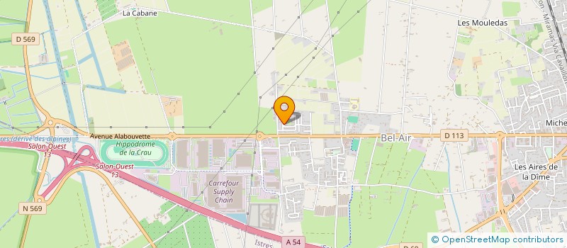 localisation de l'entreprise MADAME MALAURIE PARISSE  SALON-DE-PROVENCE