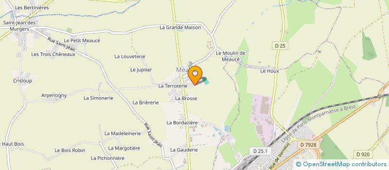 localisation de l'entreprise MADAME MALAURY BORNIL à MEAUCE