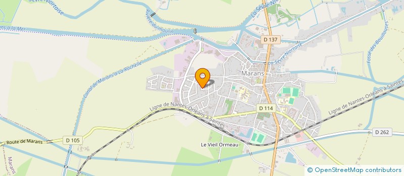 localisation de l'entreprise MADAME MALAURY CHARPENTIER  ECHILLAIS