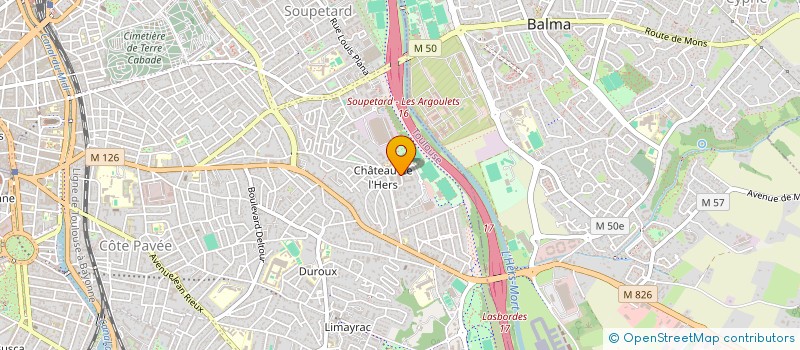 localisation de l'entreprise MADAME MALAURY FRANCOIS  TOULOUSE