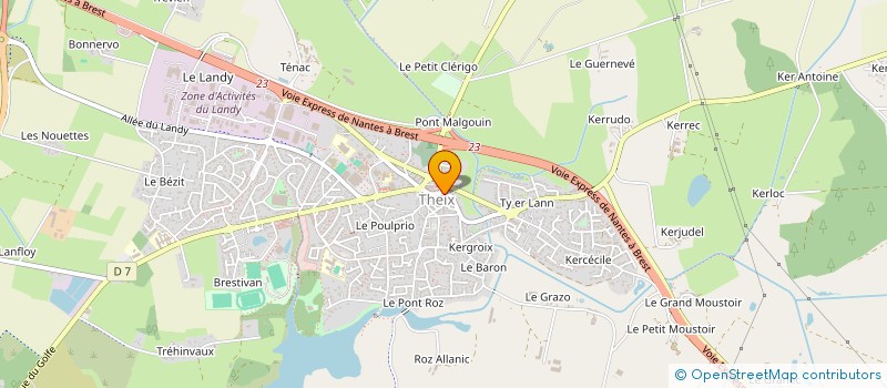 localisation de l'entreprise MADAME MALAURY MBAZOGO-NDONG à THEIX-NOYALO