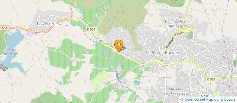 localisation de l'entreprise MADAME MALAURY PEYSSON à BORMES-LES-MIMOSAS