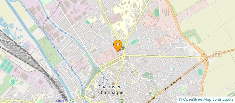 localisation de l'entreprise MADAME MALAURY RAFFAELLI à CHALONS-EN-CHAMPAGNE