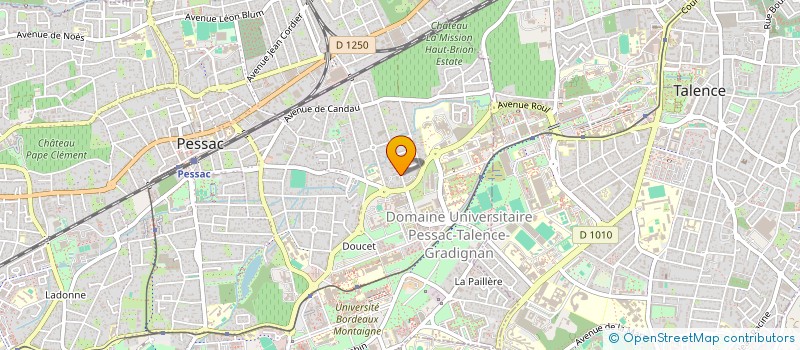 localisation de l'entreprise MADAME MALAURY SEBASTIAO  PESSAC