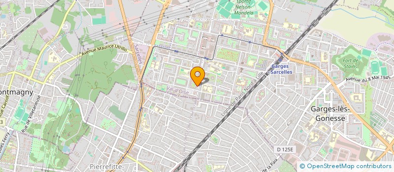 localisation de l'entreprise MADAME MALAVIKA BABU  SARCELLES