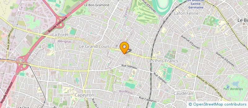 localisation de l'entreprise MADAME MALCY DE PRUNELE  BORDEAUX