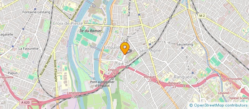 localisation de l'entreprise MADAME MALEK AFFIF  TOULOUSE