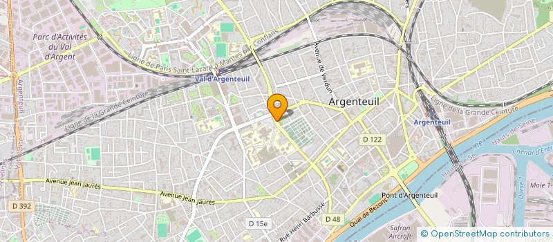 localisation de l'entreprise MADAME MALEK AGABA  ARGENTEUIL