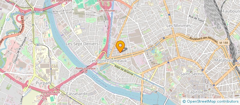 localisation de l'entreprise MADAME MALEK BOUDIAF à TOULOUSE