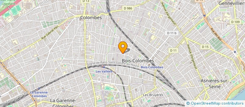 localisation de l'entreprise MADAME MALEK HARZALLI à BOIS-COLOMBES