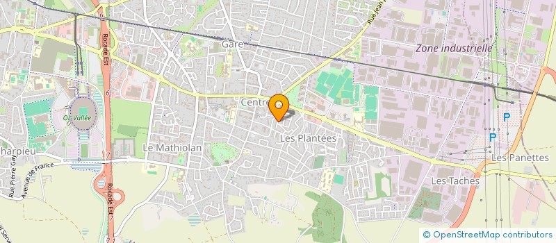 localisation de l'entreprise MADAME MALEK KRIDENE  MEYZIEU