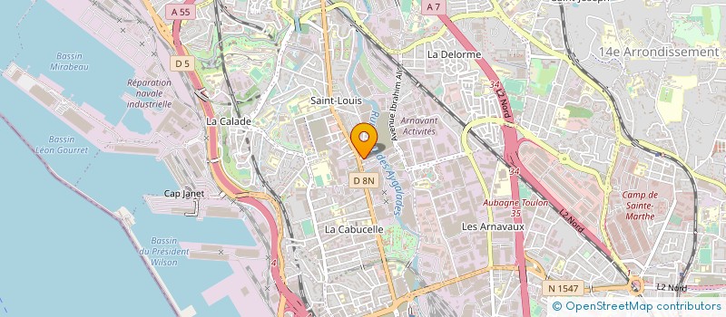 localisation de l'entreprise MADAME MALEK ZEMAL à MARSEILLE