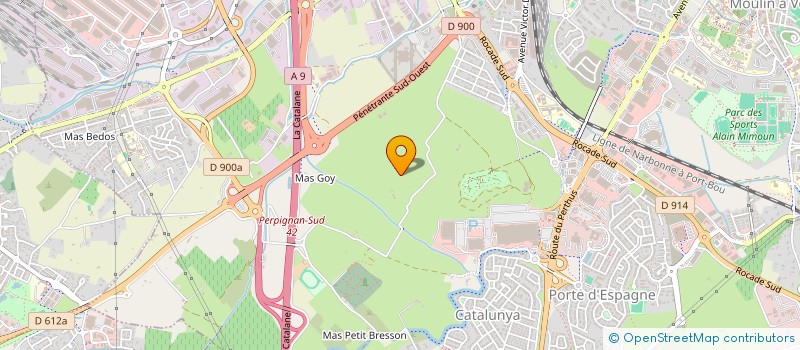 localisation de l'entreprise MADAME MALET SARDA  PERPIGNAN