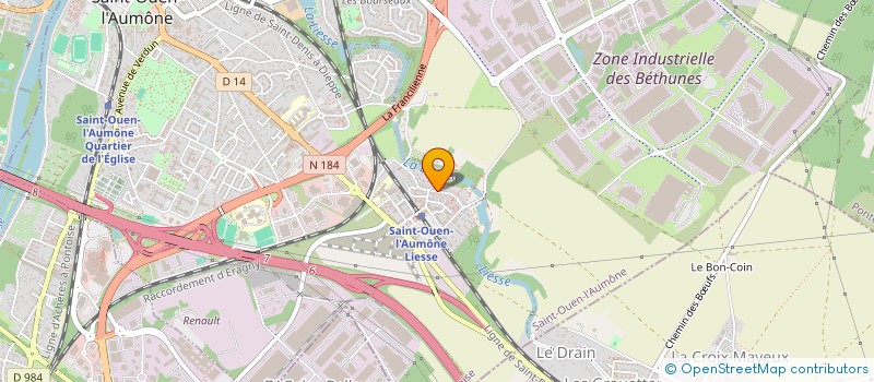 localisation de l'entreprise MADAME MALGORZATA BOROWIEC à SAINT-OUEN-L'AUMONE