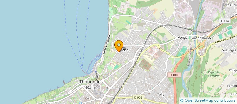 localisation de l'entreprise MADAME MALGORZATA GNYS à THONON-LES-BAINS