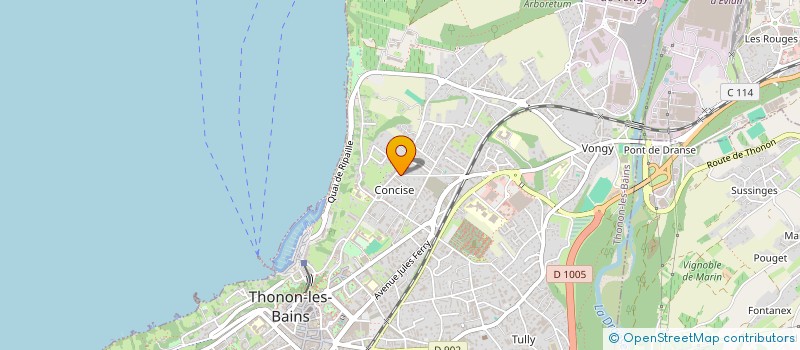 localisation de l'entreprise MADAME MALGORZATA JANCZYK à THONON-LES-BAINS